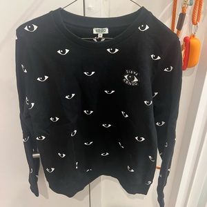Kenzo Size M Eye Black Sweater
